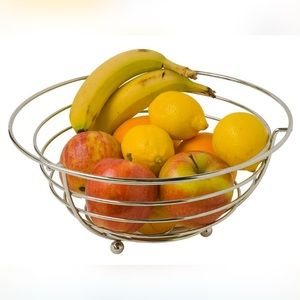 Chrome fruit basket